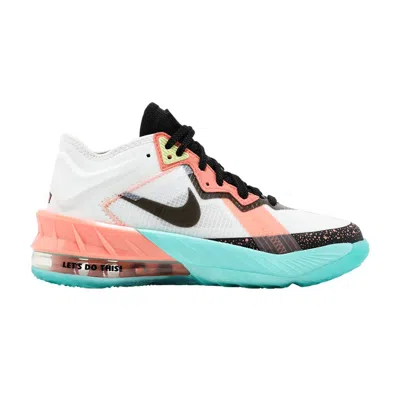 Pre-owned Nike Space Jam X Lebron 18 Low Gs 'lola Bunny' | White | Kid's Size 6