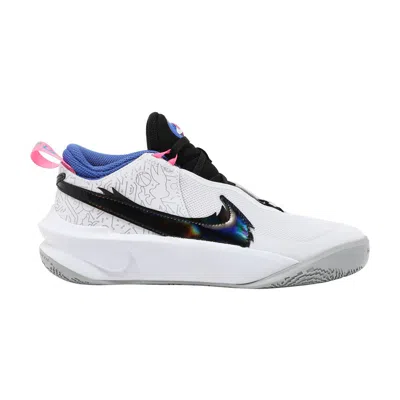 Pre-owned Nike Space Jam X Team Hustle D10 Se Gs 'computer Chip' | White | Kid's Size 6