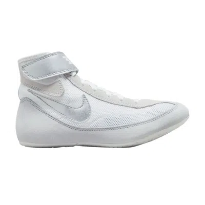 Pre-owned Nike Speedsweep 7 Gs 'white Metallic Silver' | Kid's Size 1.5