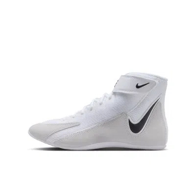 Nike Babies' Speedsweep 8 Big Kids' Wrestling Shoes In White