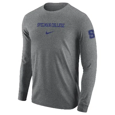 Nike Spelman  Men's College Long-sleeve T-shirt In Gray
