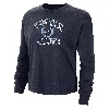 Nike Spelman  Women's College Boxy Long-sleeve T-shirt In Blue