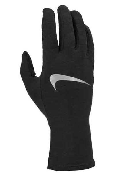 Nike Sphere 4.0 Therma-fit Touchscreen Compatible Gloves In Black