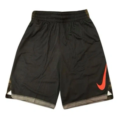 Nike Splicing Sports Basketball Shorts Black