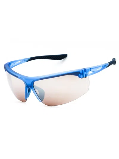 Nike Sport Wraparound Sunglasses For Men - Sleek Design In Blue