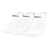 Nike Sports 3 Pairs Breathable Shallow Sports Socks Couple Style 3 Pairs White