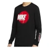 Nike Sports Basketball Long-sleeve Shirt Men's In Black