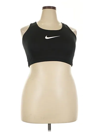 Pre-owned Nike Sports Bra In Black