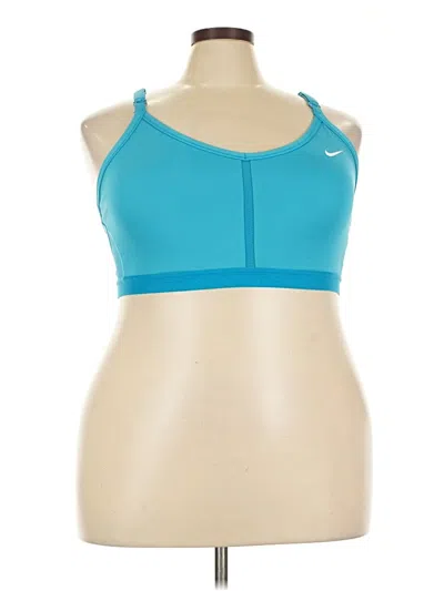 Pre-owned Nike Sports Bra In Blue