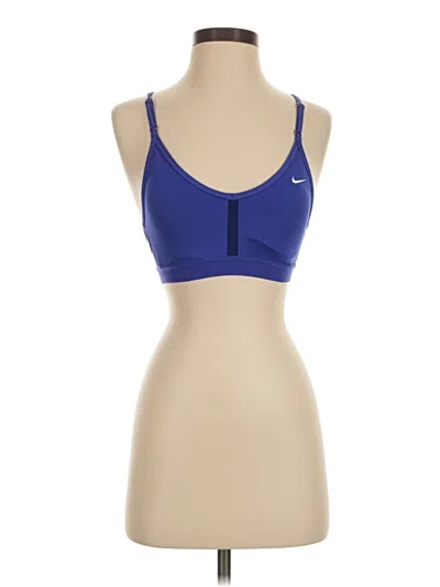 Pre-owned Nike Sports Bra In Blue