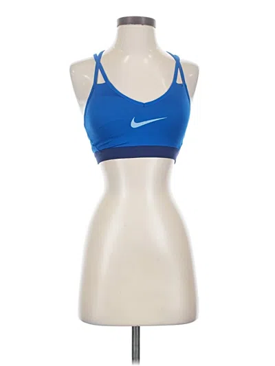 Pre-owned Nike Sports Bra In Blue