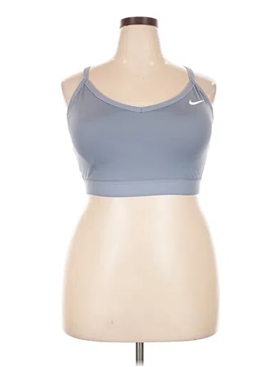 Pre-owned Nike Sports Bra In Blue