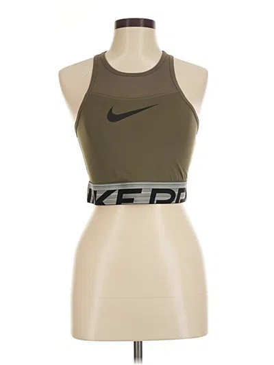 Pre-owned Nike Sports Bra In Brown