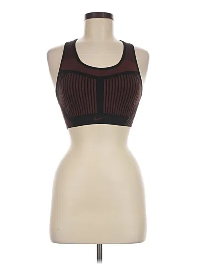 Pre-owned Nike Sports Bra In Brown