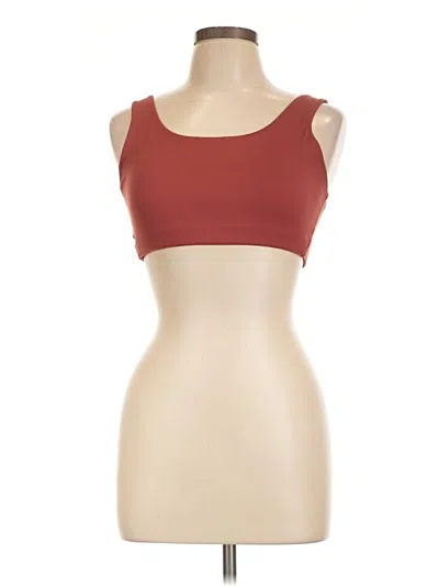 Pre-owned Nike Sports Bra In Burgundy