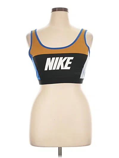 Pre-owned Nike Sports Bra In Gold