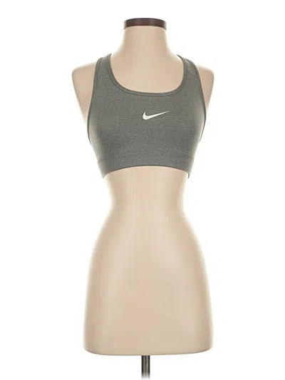 Pre-owned Nike Sports Bra In Gray