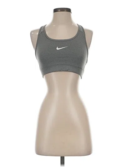 Pre-owned Nike Sports Bra In Gray