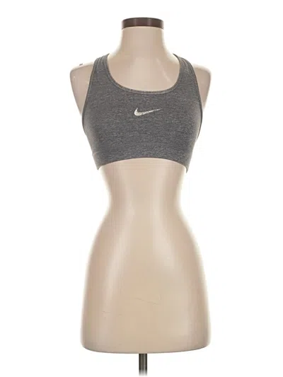 Pre-owned Nike Sports Bra In Gray