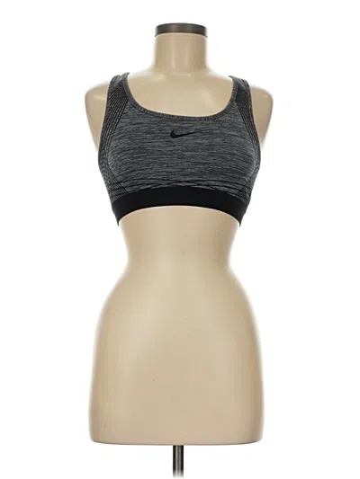 Pre-owned Nike Sports Bra In Gray