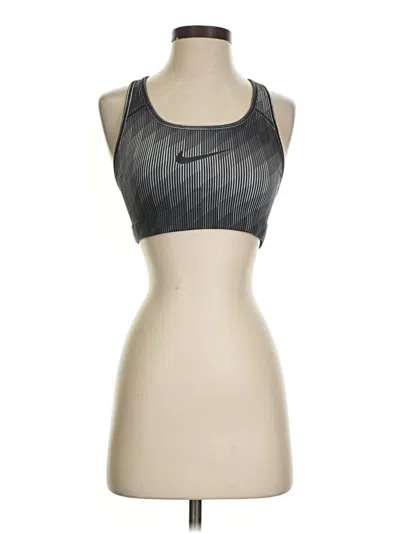 Pre-owned Nike Sports Bra In Gray