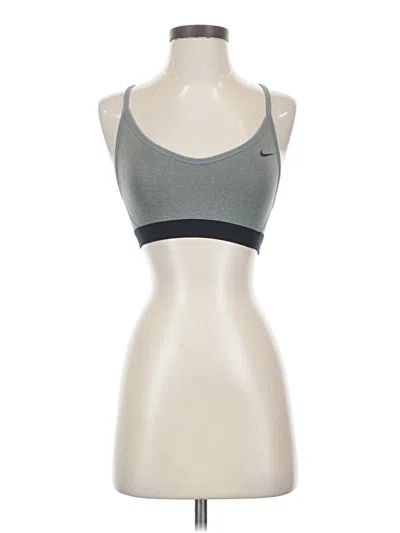 Pre-owned Nike Sports Bra In Gray