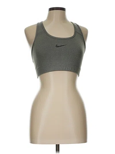 Pre-owned Nike Sports Bra In Gray
