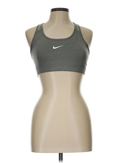 Pre-owned Nike Sports Bra In Gray