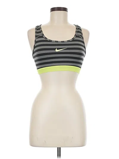 Pre-owned Nike Sports Bra In Gray