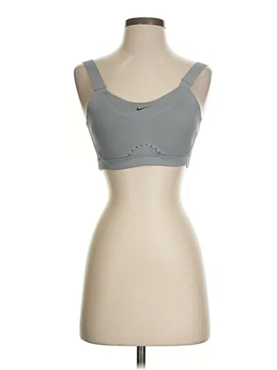 Nike Sports Bra In Gray