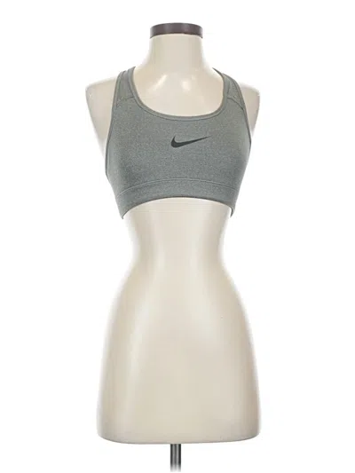 Pre-owned Nike Sports Bra In Gray