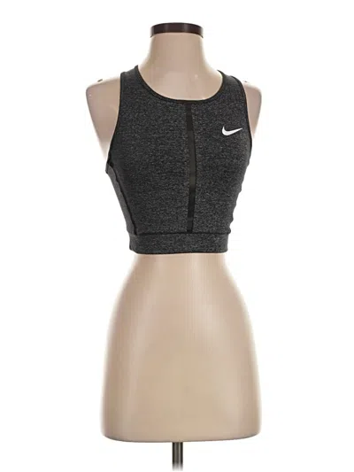 Pre-owned Nike Sports Bra In Gray