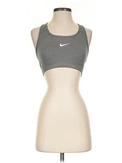 Pre-owned Nike Sports Bra In Gray