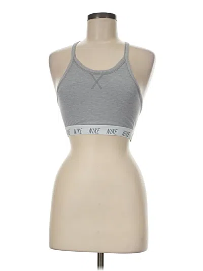 Pre-owned Nike Sports Bra In Gray