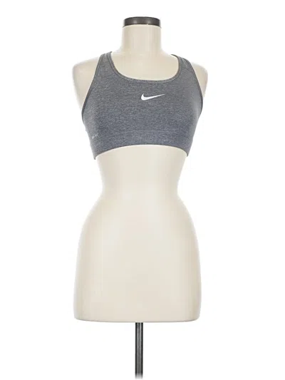 Pre-owned Nike Sports Bra In Gray
