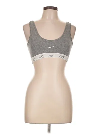Pre-owned Nike Sports Bra In Gray