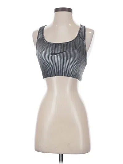 Pre-owned Nike Sports Bra In Gray