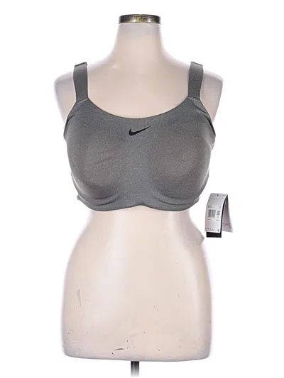 Nike Sports Bra In Gray