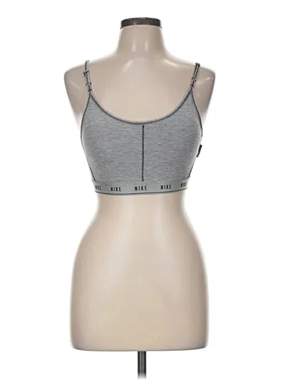 Pre-owned Nike Sports Bra In Gray