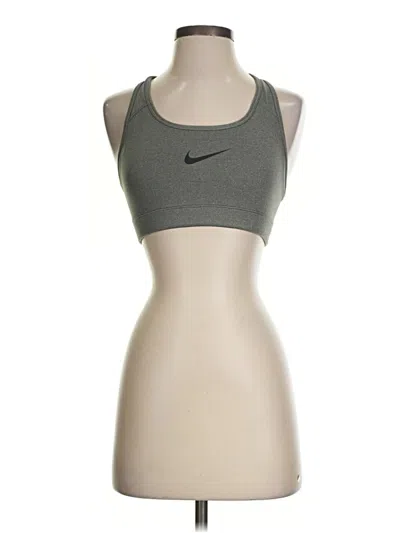 Pre-owned Nike Sports Bra In Gray
