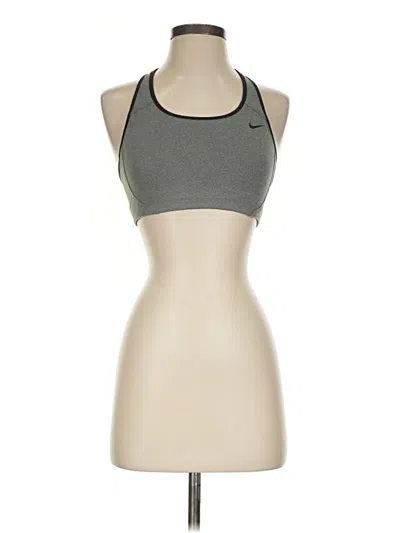 Pre-owned Nike Sports Bra In Gray