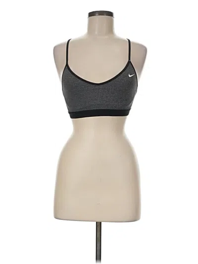 Pre-owned Nike Sports Bra In Gray