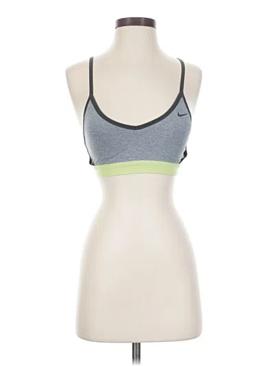 Pre-owned Nike Sports Bra In Gray