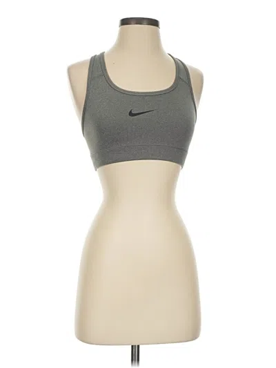 Pre-owned Nike Sports Bra In Gray