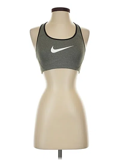 Pre-owned Nike Sports Bra In Gray