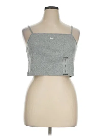 Pre-owned Nike Sports Bra In Gray