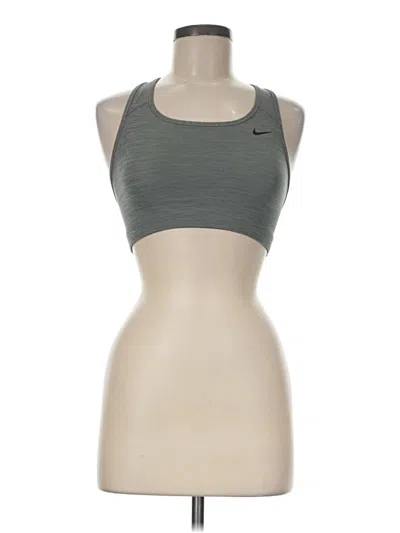 Pre-owned Nike Sports Bra In Gray