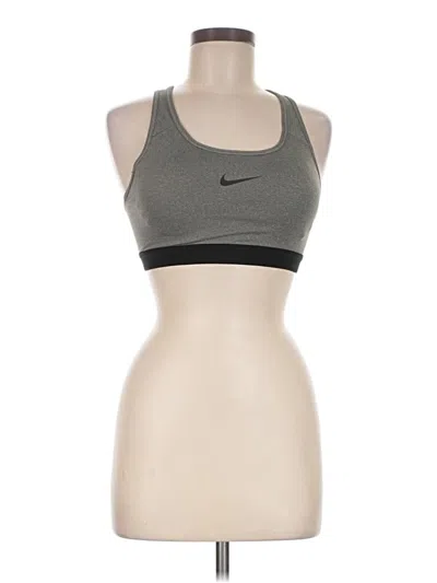 Pre-owned Nike Sports Bra In Gray