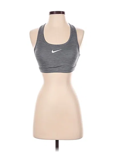 Pre-owned Nike Sports Bra In Gray