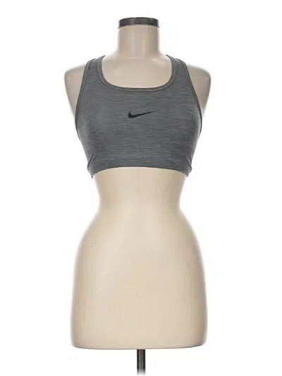 Pre-owned Nike Sports Bra In Gray